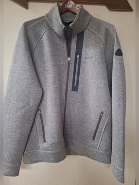 Schoffel Fleece Jacket Lechtal 1 Gray Full Zip  Hunting Casual Size Uk 42 US L